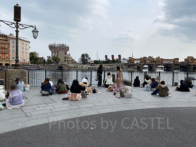 ハーバーグリーティング待ちの様子（2022年4月7日11時ごろ）