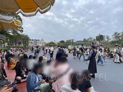 ザ・ヴィランズ・ロッキン・ハロウィーン待ちの様子 2022年9月15日(木)17時ごろ