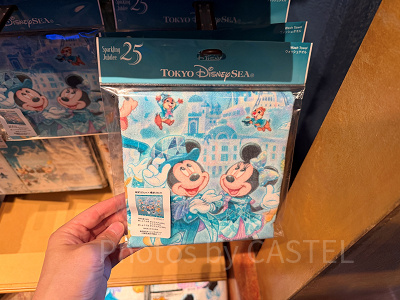 ウォッシュタオル(ディズニーシー25周年グッズ)