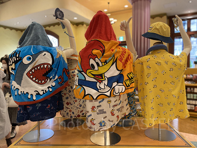 ウッディー・ウッドペッカーフード付きタオル