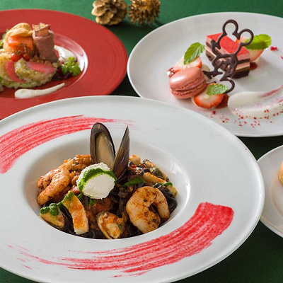 2022年のディズニーランドのクリスマスメニュー