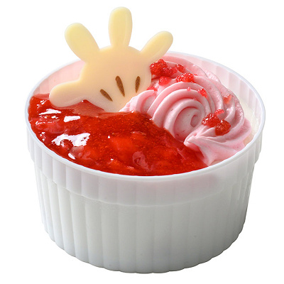 ストロベリーミルクムースケーキ