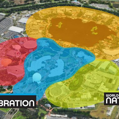 「エプコット」リニューアル後の4つのエリア