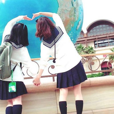 ふたりで作る大きなハート