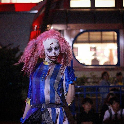キュートな女の子ゾンビもパークに登場／USJ（2018年）
