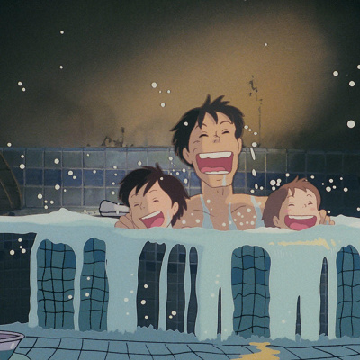 嵐の夜を笑い飛ばすお父さん／となりのトトロ