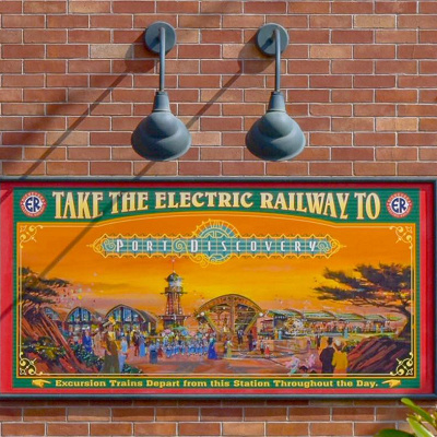 約100年前に描かれた未来の港