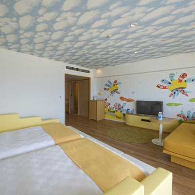 美ら海水族館をイメージしたモトブリゾート&スパのお部屋