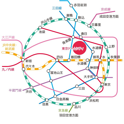 車でのアクセスマップ