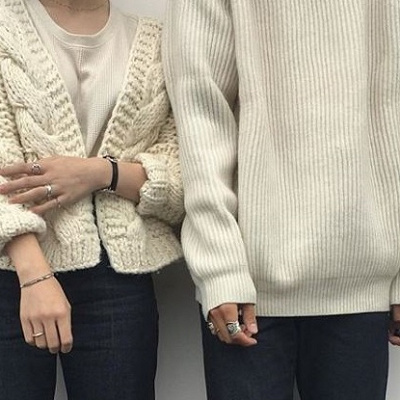 大人ニットコーデ