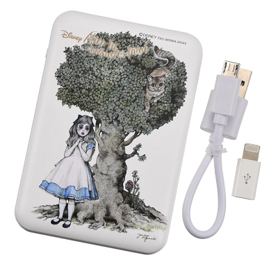 アリス＆チェシャ猫 モバイルバッテリーチャージャー