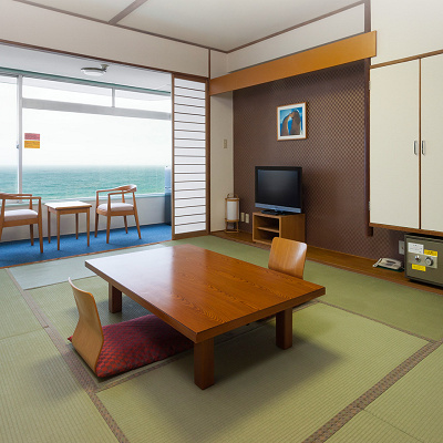 公式ホテルは全室オーシャンビュー