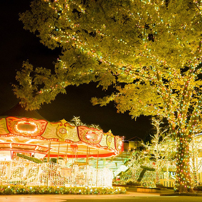 アポロンの宮廷／よみうりランドのイルミネーション