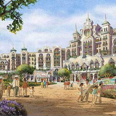新ディズニーホテルの外観