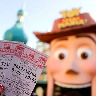 ファストパス対象アトラクションの平均待ち時間