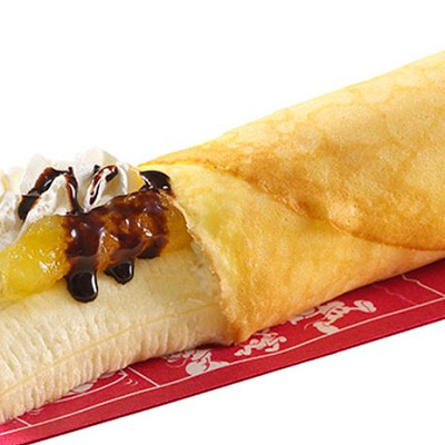 バナナチョコレートクレープ