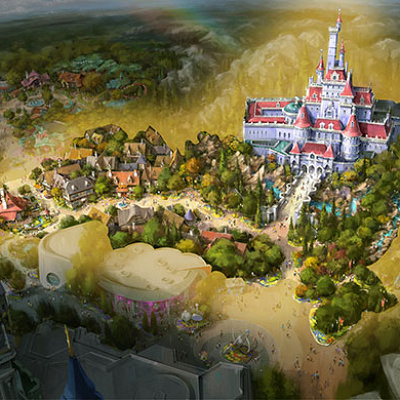 「美女と野獣」エリア