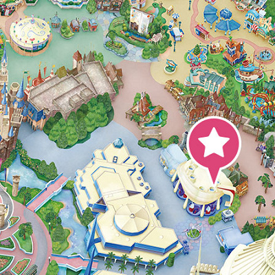 ベイマックスのハッピーライドの周辺地図