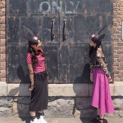 黒×ピンク