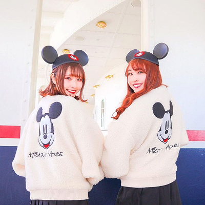 ボアコートコーデ