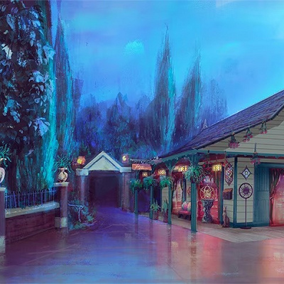 カリフォルニアディズニーのホーンテッドマンションエリア拡大：新ショップ