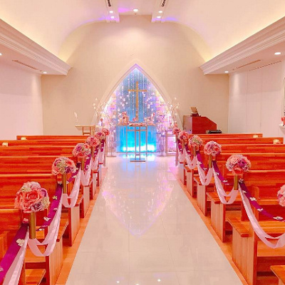 ラプンツェルをイメージしたチャペル