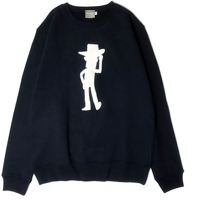 【キャラチョイ】TOY STORY/WOODY/発泡プリントスウェット（ネイビー）