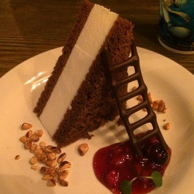 チーズクリームのケーキ