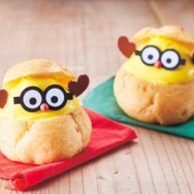 クリスマスミニオンシュークリーム