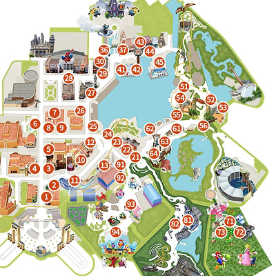 チュロス販売場所マップ