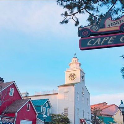 時計台のようなレストラン