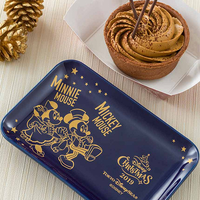 コーヒークリームタルト、スーベニアプレート付き