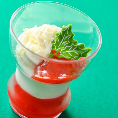 練乳ムース＆ベリーゼリー