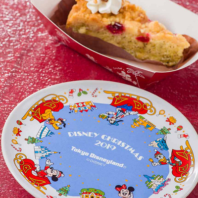 クランベリー＆紅茶のケーキ、スーベニアプレート付き