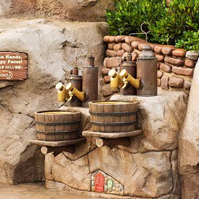 クリッターカントリーのハンドウォッシングエリア