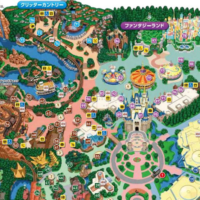 クリッターカントリーの地図