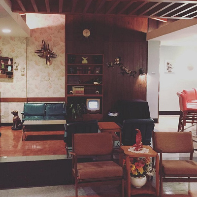 レトロな雰囲気がかわいいカフェ