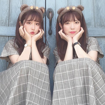 チェック柄がキュートなティムコーデ