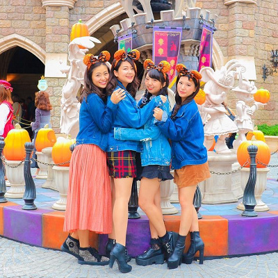 デニムシャツコーデ