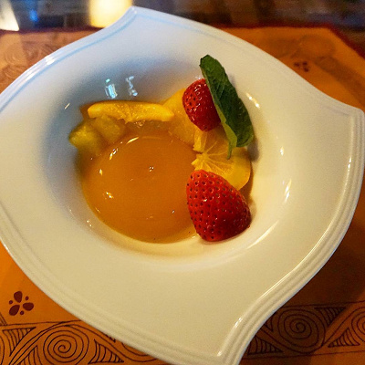 フルーツと一緒に食べたいデザートのゼリー