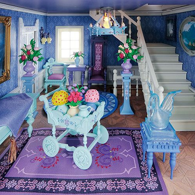 ディズニードールハウス『アナと雪の女王』の部屋