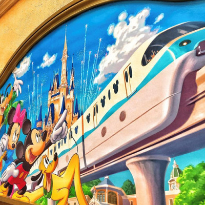 ディズニーのモノレール