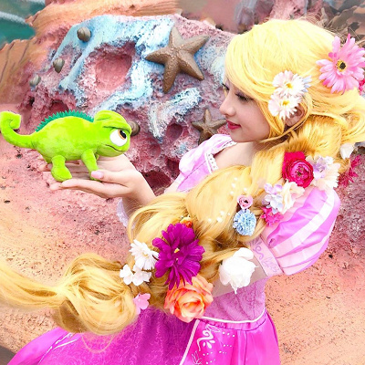 ディズニープリンセスの仮装：ラプンツェル