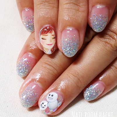 ディズニープリンセスネイル⑨アナ