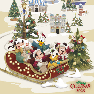 ディズニーリゾートラインのクリスマスデザインのフリーきっぷ