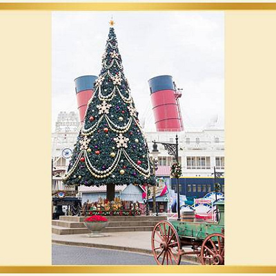 ディズニーシーのクリスマスツリー