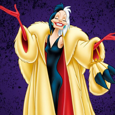 ディズニーヴィランズグッズ：クルエラ