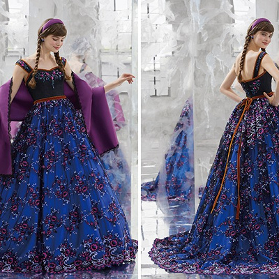 ディズニーウエディングドレス：アナ