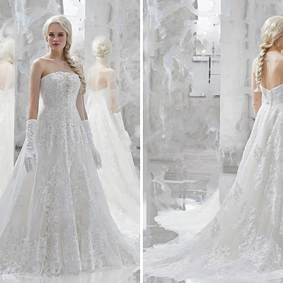 ディズニーウエディングドレス：エルサ