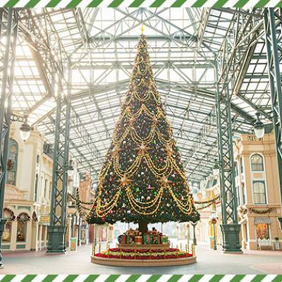 ディズニーランドのクリスマスツリー＆デコレーション
